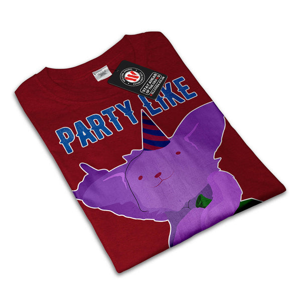 Party Like A Unicorn Womens T-Shirt