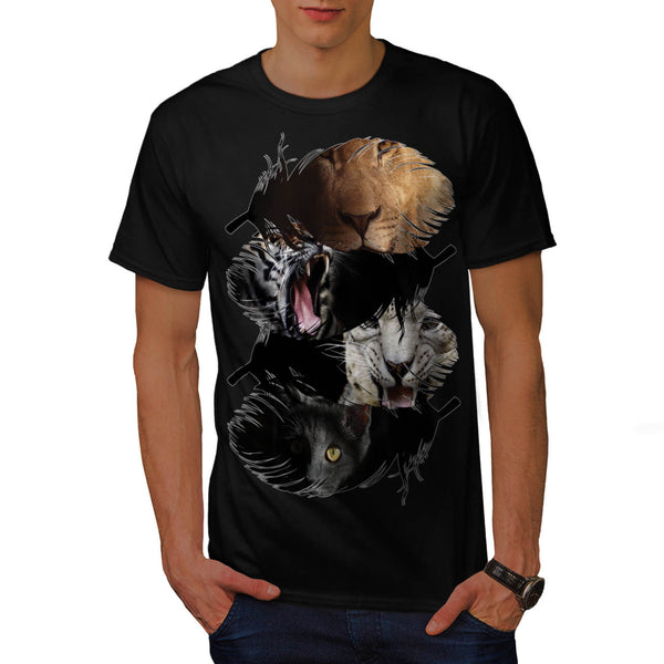 Wild Animal Family Mens T-Shirt