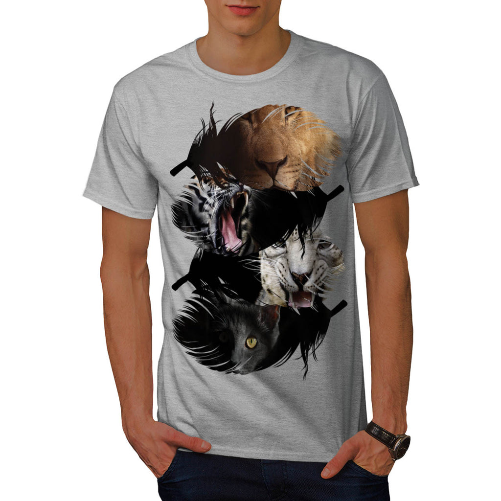 Wild Animal Family Mens T-Shirt