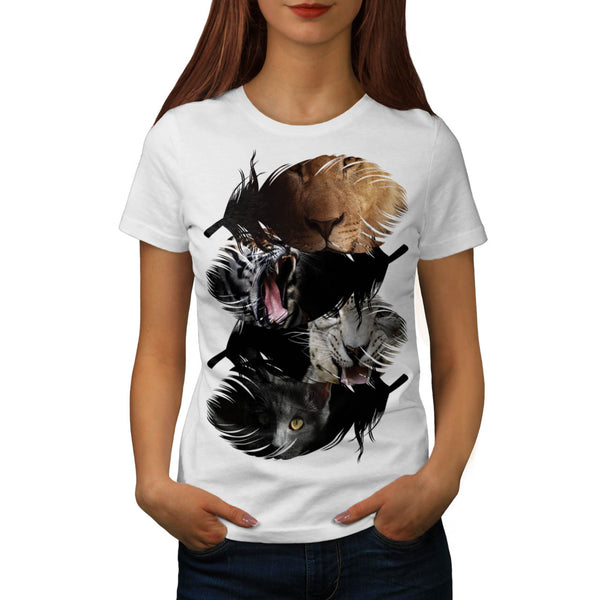 Wild Animal Family Womens T-Shirt