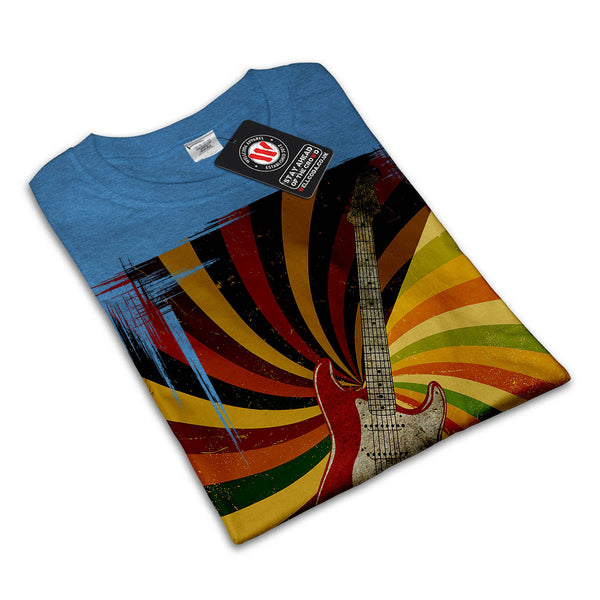 Psychedelic Guitar Womens T-Shirt