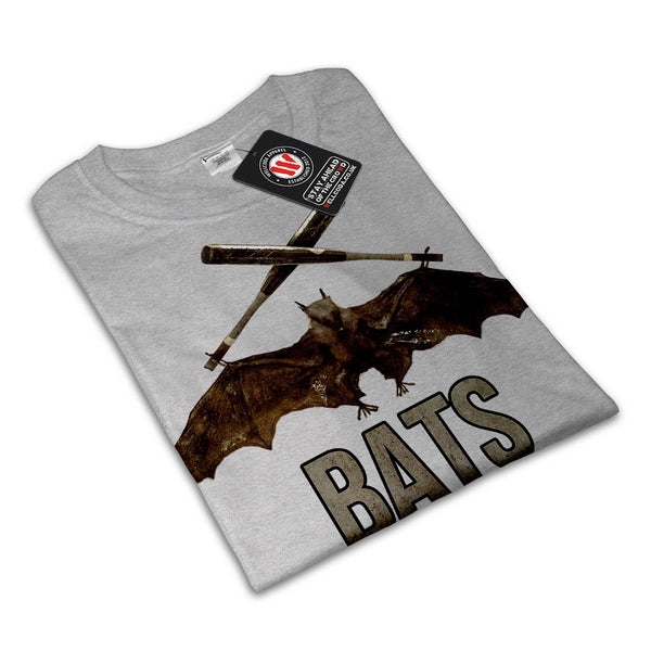 Bats Wordplay Fun Mens T-Shirt