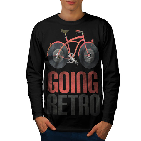 Going Retro Bicycle Mens Long Sleeve T-Shirt