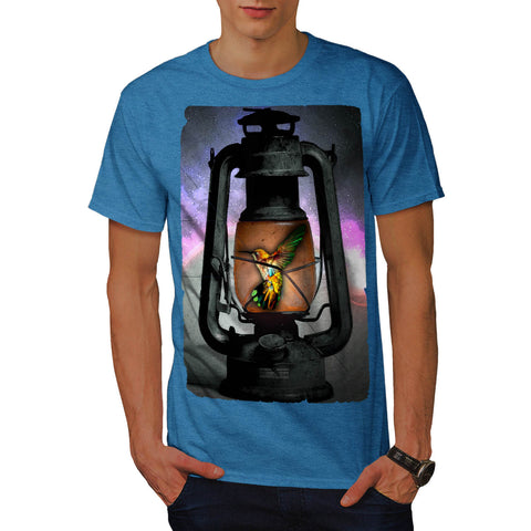 Hummingbird Lantern Mens T-Shirt