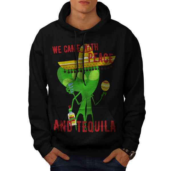 Peace And Tequila Mens Hoodie