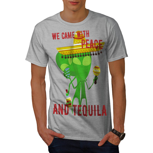 Peace And Tequila Mens T-Shirt