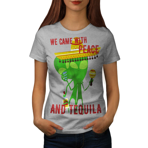 Peace And Tequila Womens T-Shirt