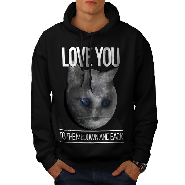 Moon Cat Universe Mens Hoodie