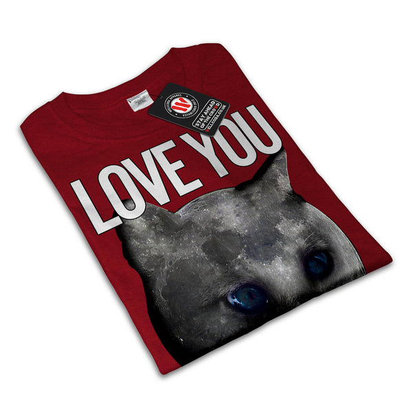 Moon Cat Universe Womens T-Shirt