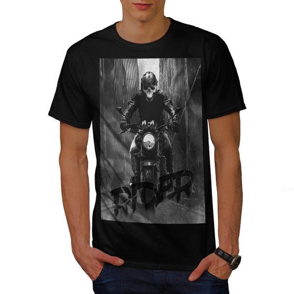 Grim Reaper Biker Mens T-Shirt