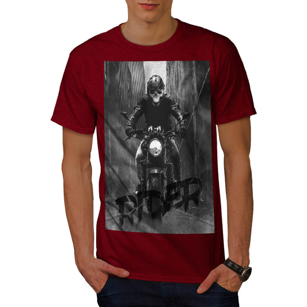 Grim Reaper Biker Mens T-Shirt