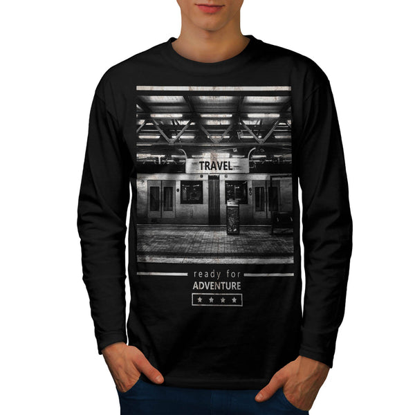 Ready For Adventure Mens Long Sleeve T-Shirt