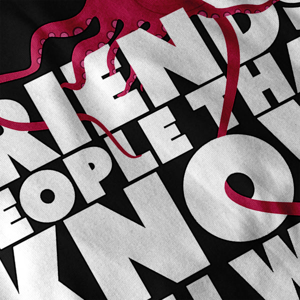 Friendly Octopus Fun Mens Hoodie