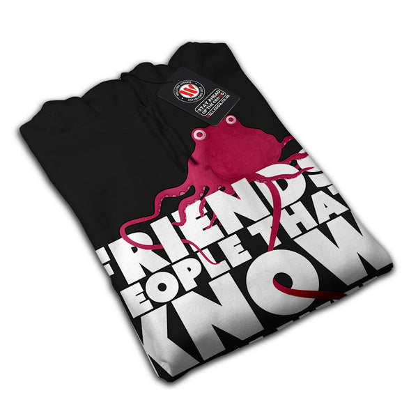 Friendly Octopus Fun Mens Hoodie