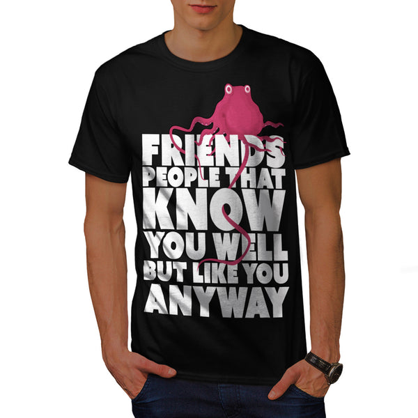 Friendly Octopus Fun Mens T-Shirt