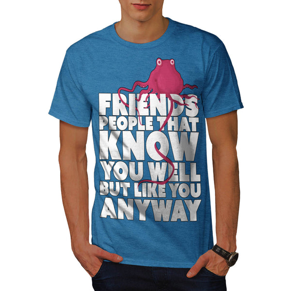 Friendly Octopus Fun Mens T-Shirt