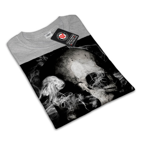 Skull Devil Flames Mens T-Shirt