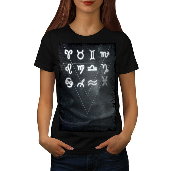 Zodiac Astrology Fan Womens T-Shirt