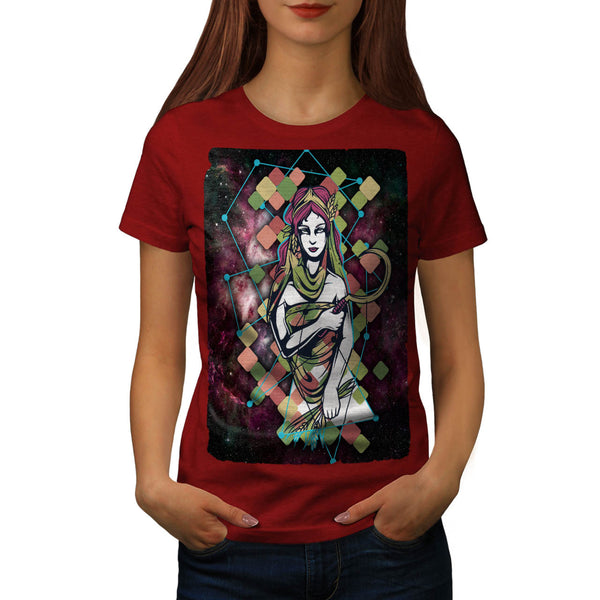 Star Warrior Girl Womens T-Shirt