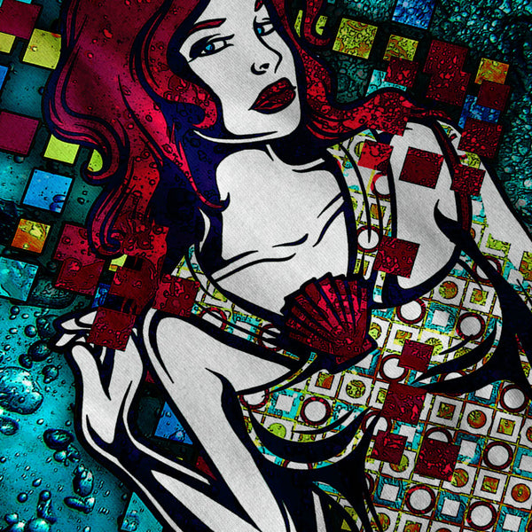 Sexy Ocean Mermaid Womens T-Shirt