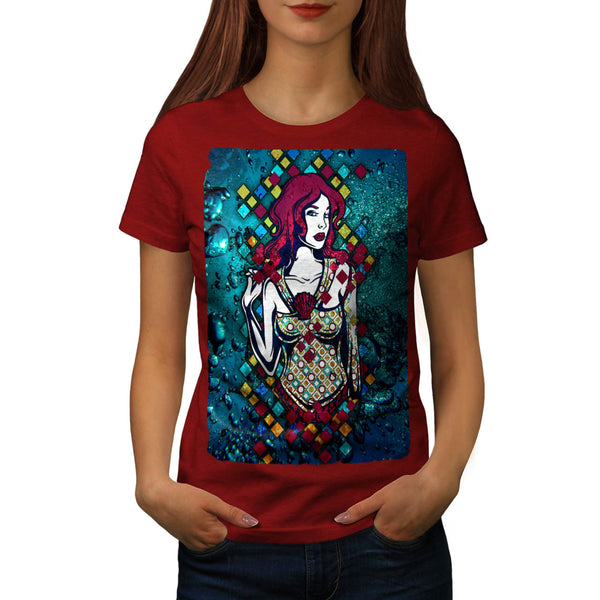 Sexy Ocean Mermaid Womens T-Shirt