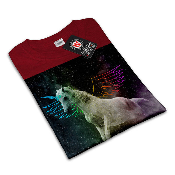 White Pegasus Flight Womens T-Shirt