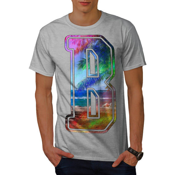 Vacation Time Letter Mens T-Shirt