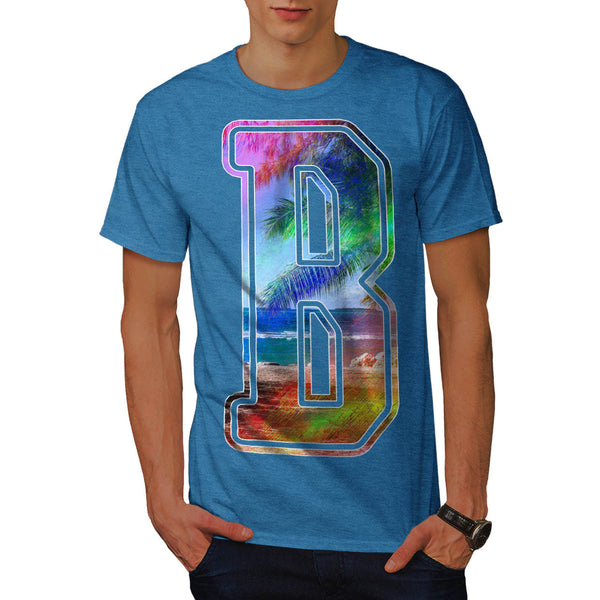 Vacation Time Letter Mens T-Shirt