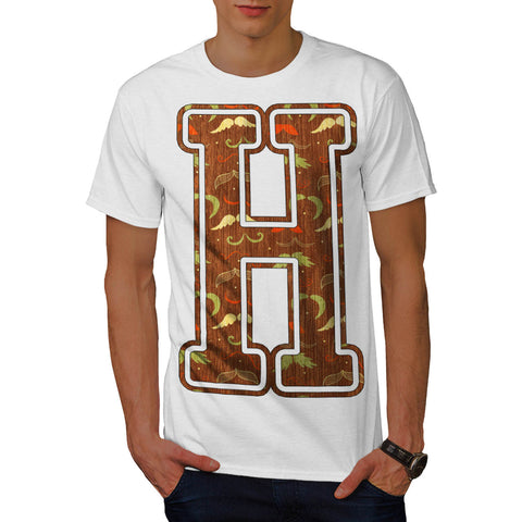 Hipster Man Letter Mens T-Shirt