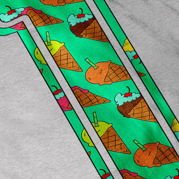 Ice Cream Fan Letter Mens T-Shirt