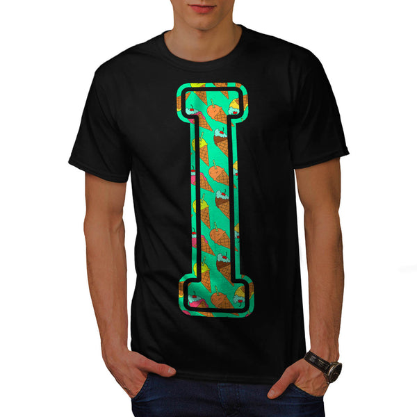 Ice Cream Fan Letter Mens T-Shirt