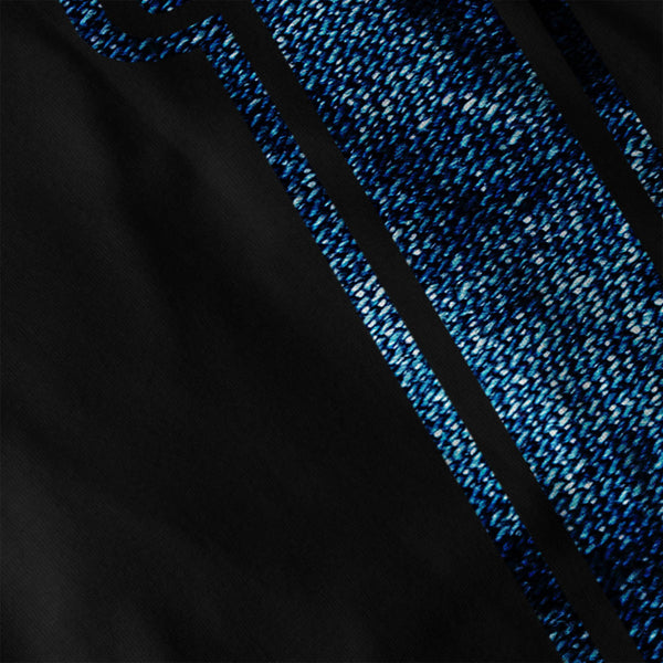Jeans Fabric Letter Mens Hoodie