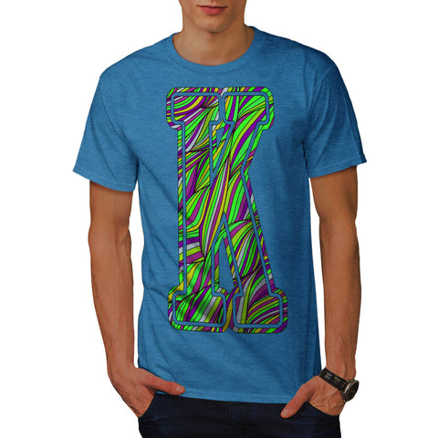 Colourful Letter Mens T-Shirt