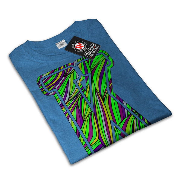 Colourful Letter Womens T-Shirt