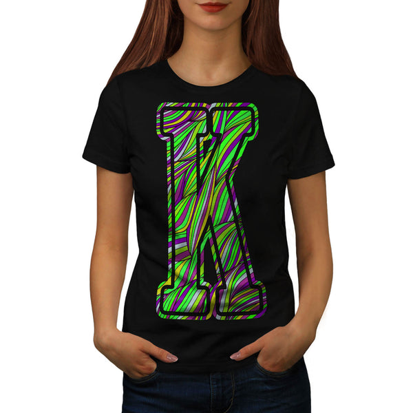 Colourful Letter Womens T-Shirt