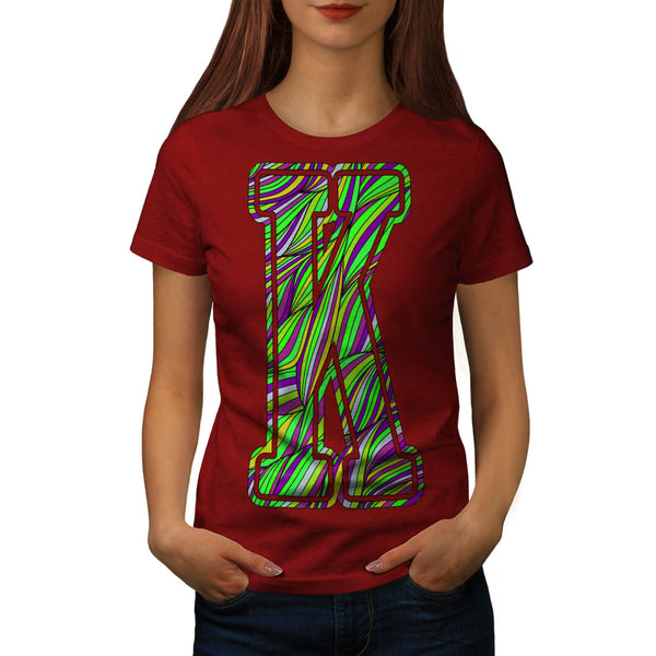 Colourful Letter Womens T-Shirt