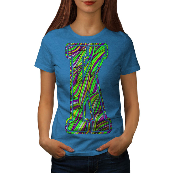 Colourful Letter Womens T-Shirt