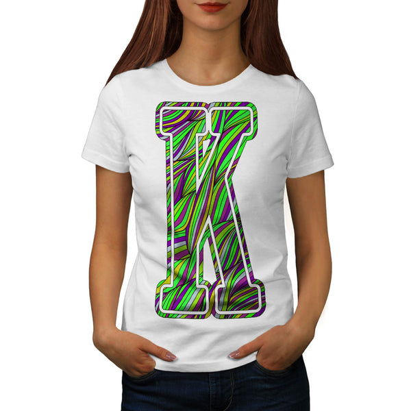 Colourful Letter Womens T-Shirt