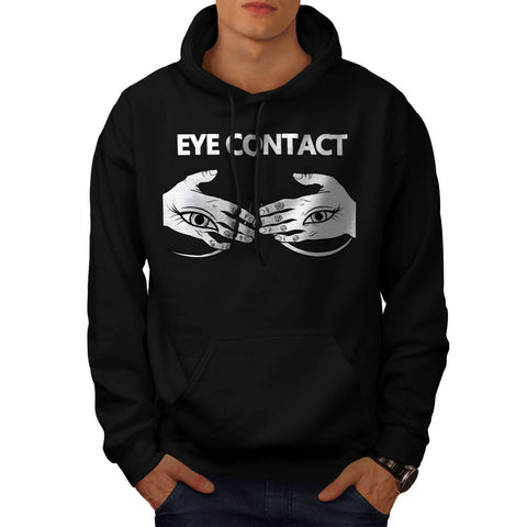 Eye Contact Stare Mens Hoodie