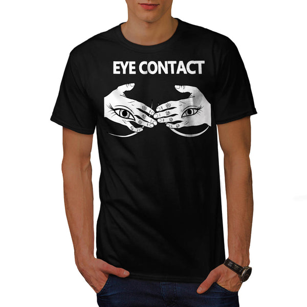 Eye Contact Stare Mens T-Shirt