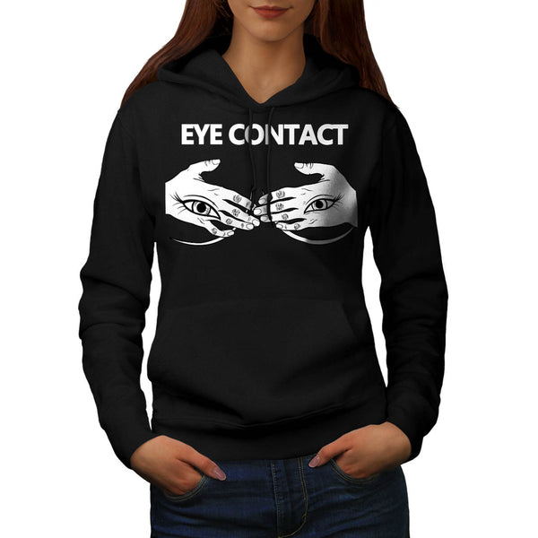 Eye Contact Stare Womens Hoodie