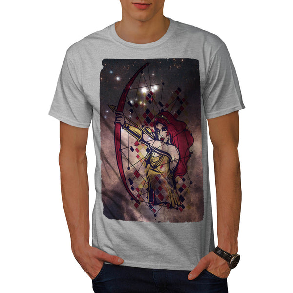 Sagittarius Woman Mens T-Shirt