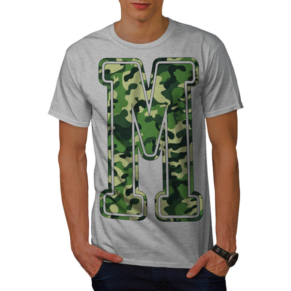 Military Army Letter Mens T-Shirt