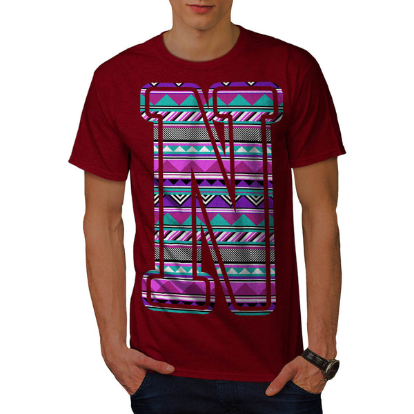 Native Decor Letter Mens T-Shirt