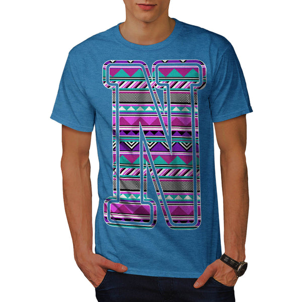 Native Decor Letter Mens T-Shirt