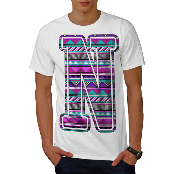 Native Decor Letter Mens T-Shirt