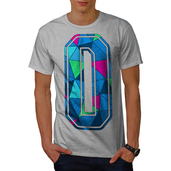 Object Shape Letter Mens T-Shirt