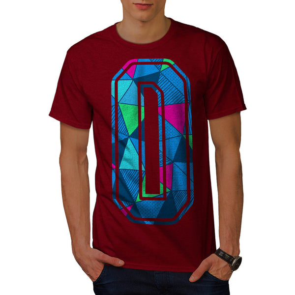 Object Shape Letter Mens T-Shirt