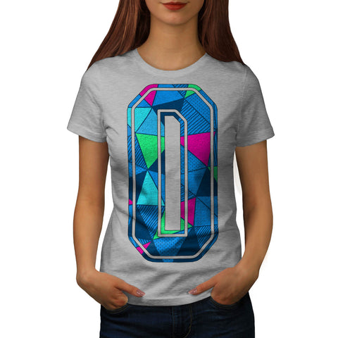 Object Shape Letter Womens T-Shirt