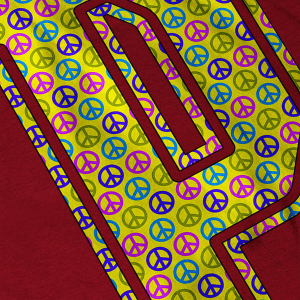 Peace Symbol Letter Womens T-Shirt